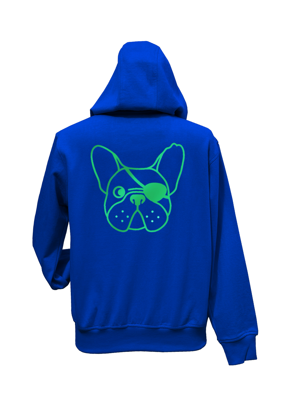 FELPA DEL PIRATA - BLU ELETTRICO - UNISEX (personalizzabile)