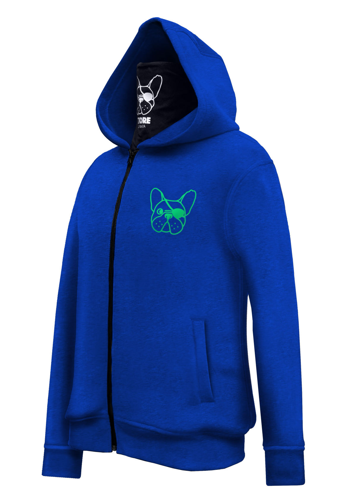 FELPA DEL PIRATA - BLU ELETTRICO - UNISEX (personalizzabile)