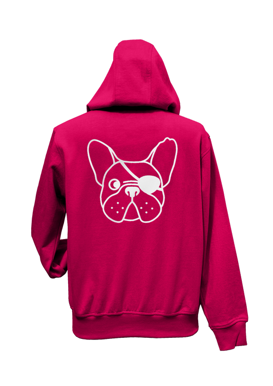 FELPA DEL PIRATA - FUCSIA - UNISEX (personalizzabile)
