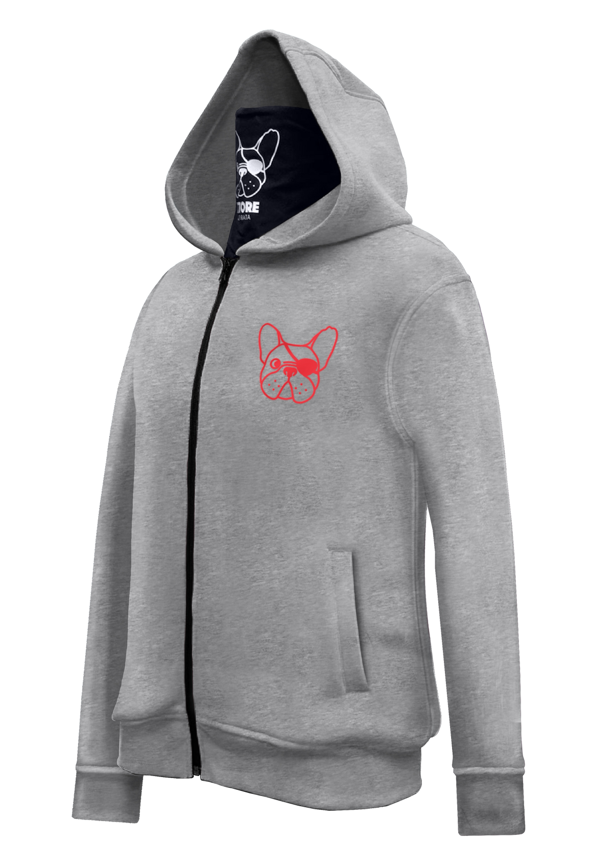FELPA DEL PIRATA - GRIGIO - UNISEX (personalizzabile)