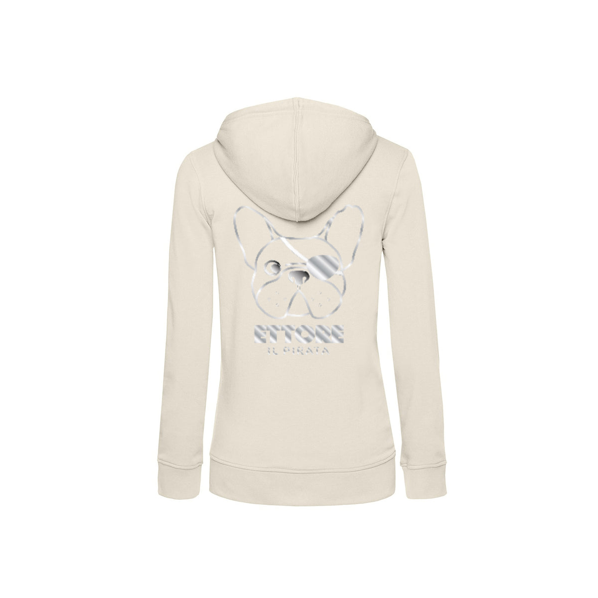 FELPA DEL PIRATA - BIANCA - DONNA (personalizzabile)